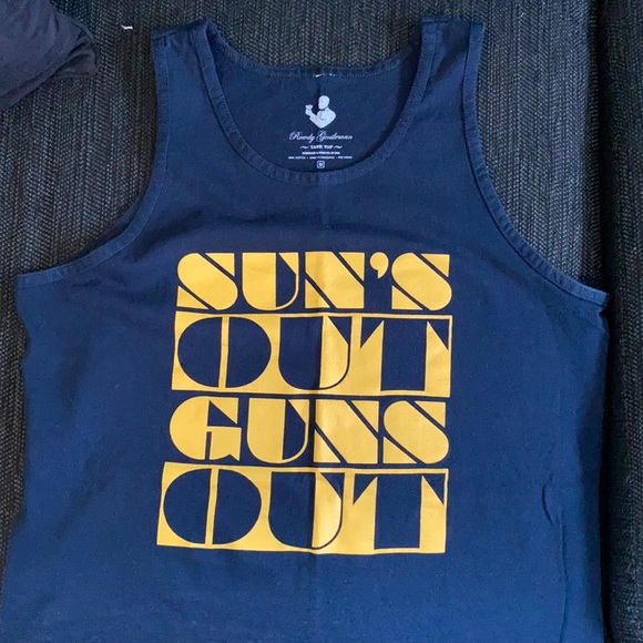 God, USA, SEC Tank Top in Navy by Rowdy Gentleman